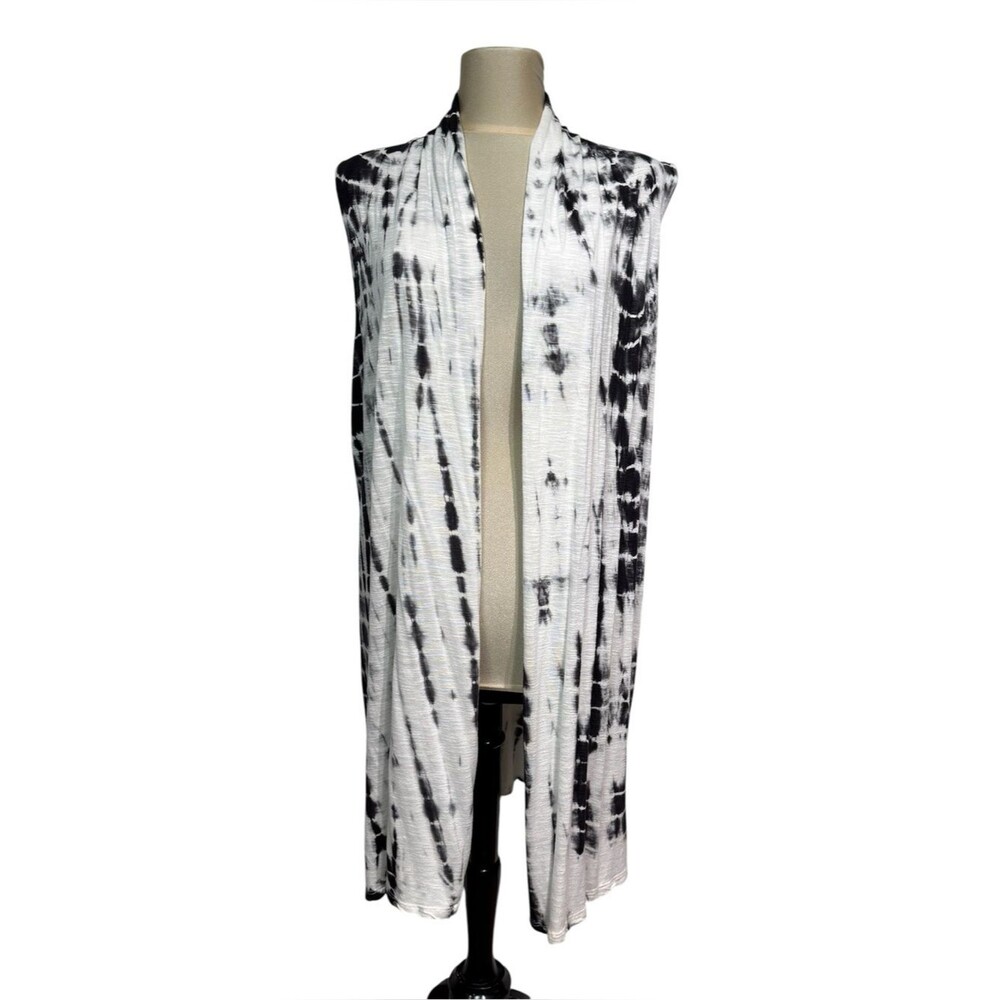Dalia‎ Collection Tie Dye Duster Cardigan Beach Cover Up 1X Boho
